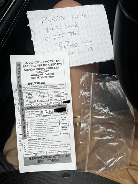 oakland city parking ticket.